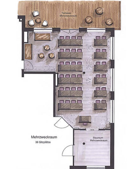 Grundriss Seminarraum