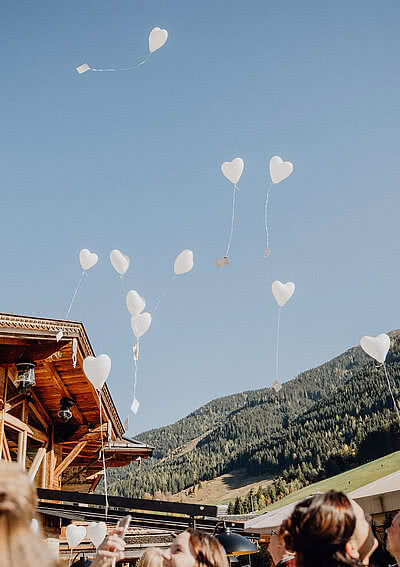 besonderen Hochzeitslocation in den Bergen Der Schwarzacher in Saalbach Hinterglemm