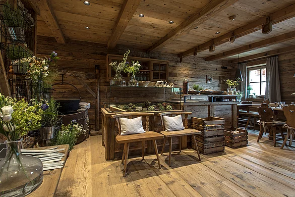 Innenansicht Käserei und Alm, Landwirtschaft Hotel Unterschwarzachhof